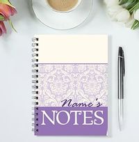 Purple Pattern Notebook