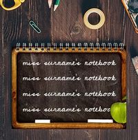 Rewind Chalk Teacher Notebook