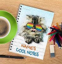 Rachael Hale Notebook - Cool Cat