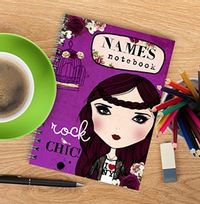 Sequins 'n' Roses Rock Notebook