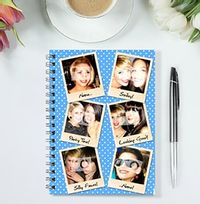 6x Snap Shot Photo Blue Notebook