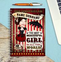Spectacular Beautiful Girl Notebook
