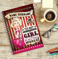 Spectacular Gorgeous Girl Notebook
