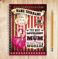 Spectacular Loveliest Mum Notebook