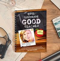 Spoof Good Teacher Photo Notebook
