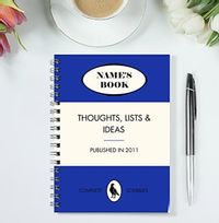 Spoof Blue Book Notebook
