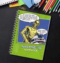 Star Wars A New Hope C-3PO & R2-D2 Notebook