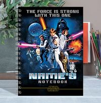 Tap to view Star Wars Personalised Notebook - A New Hope