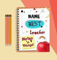 Teacher Neon Sketch Notebook