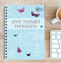 Blue Butterfly Notebook