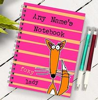 Ave A Word Foxy Notebook