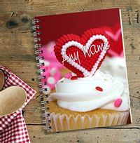 Heart Cupcake Notebook