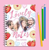 Sweet Treats Photo Upload Personalised Notebook - Sweet Life