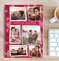 Tap to view Love You Lots Multi Photo Notebook