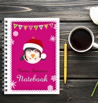 Bauble Yourself Penguin Notebook