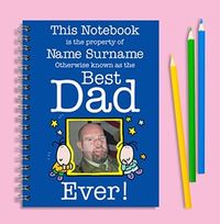 Best Dad Funny Notebook, Personalised