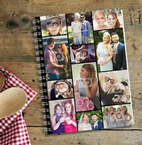 12 Photo Collage Notebook - Essentials