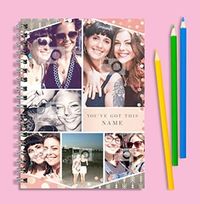 Tap to view You've Got This Multi Photo Notebook