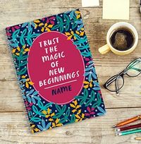 New Beginnings Personalised Inspiration Notebook