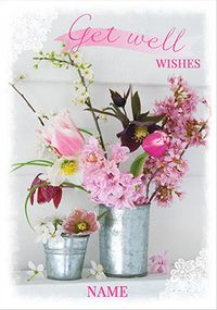 Get Well Wishes Personalised Card