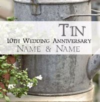 Tap to view Antique Sentiments - Tin Anniversary