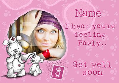 Bear Mail - Get Well Soon Pink