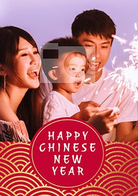 Happy Chinese New Year Photo Card