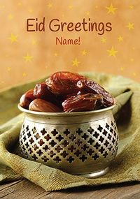 Tap to view Eid Greetings Personalised Card