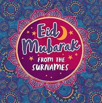 Eid Mubarak From The Family Personalised Card