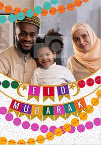 Tap to view Eid Mubarak Banner Photo Card