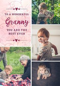 Wonderful Granny Multi Photo Card