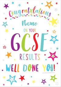 Tap to view GCSE Results Personalised Card