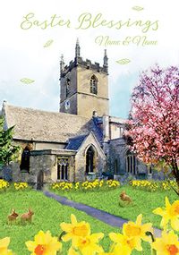 Easter Blessings Personalised Card