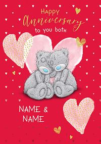 Tap to view Tatty Teddy - To Both of You Anniversary Personalised Card