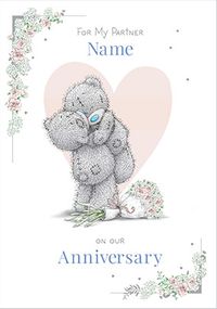 Tatty Teddy - Partner on Our Anniversary Personalised Card