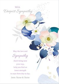 Love and Sympathy Personalised Card