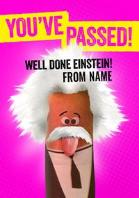 Tap to view Well Done Einstein Personalised Card