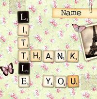 Love Scrabble - Little Thank You