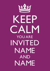 Tap to view WHS - Keep Calm You Are Invited