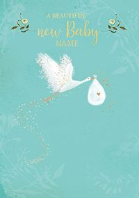 Stork New Baby Card