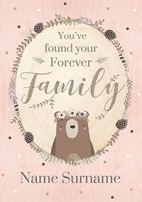 Tap to view Your Forever Family Girl's Personalised Card