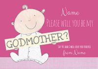 Tap to view Be My Godmother Personalised Card