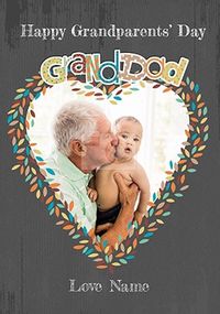 Tap to view Happy Grandparent's Day Grandad Photo Card