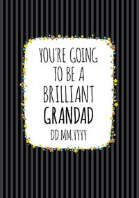 Tap to view Baby Announcement You're going to be a Grandad Card