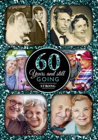 Tap to view The Stars and the Sky - Anniversary Card 60 Years still Strong
