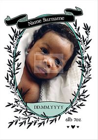 Tap to view New Baby Announcement Photo Card