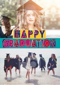 Happy Graduation Multi Photo Card