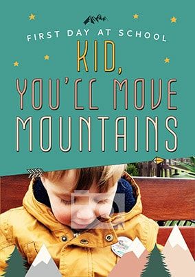 You'll Move Mountains Photo Card