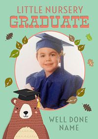 Tap to view Little Nursery Graduate Boys Photo Card