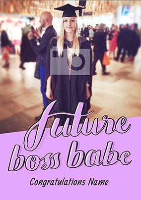 Future Boss Babe Photo Card